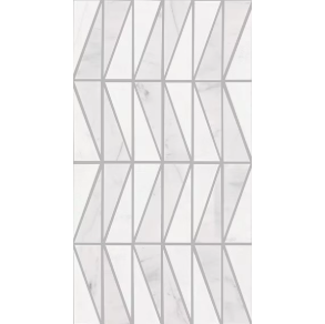 Saran White Wedge - stone tile